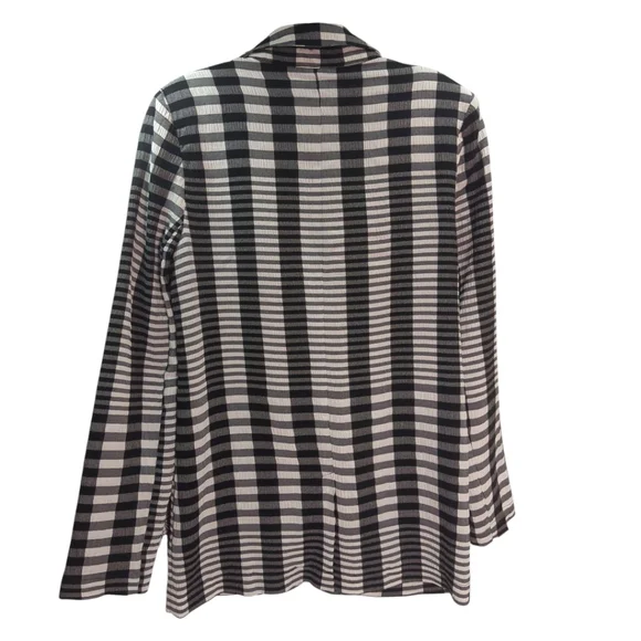Never Fully Dressed Mono Blazer Black & White Check Jacket NWT Ret$153 - Picture 5 of 8